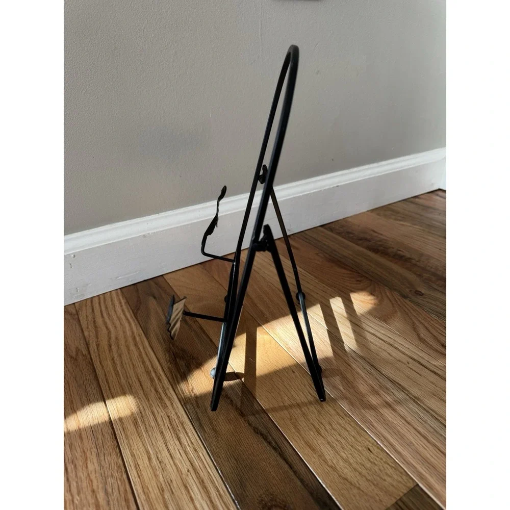 Black Iron Plate Display Stand  11